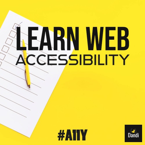 Learn web accessibility